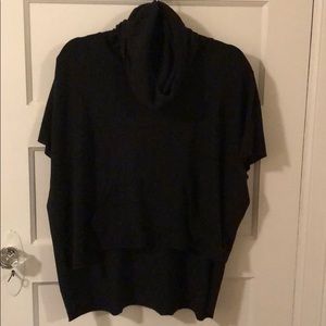 Cowl neck black sweater